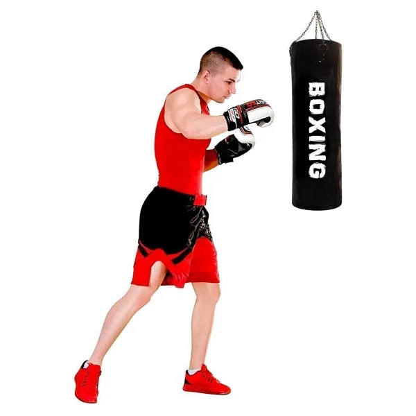 Boxing 70x25 cm Zincirli Dolu Boks Torbası