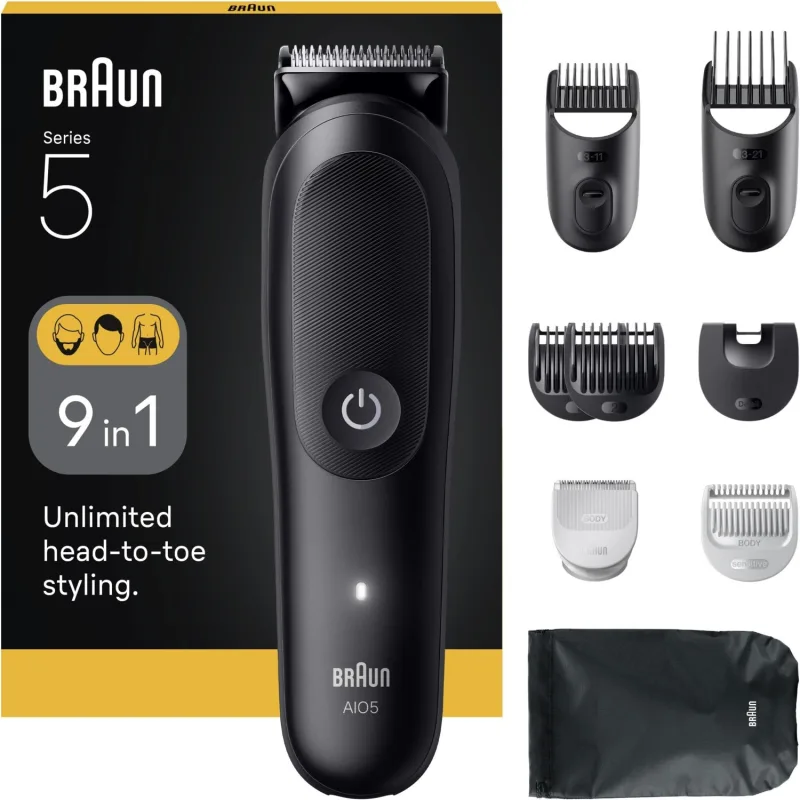 Braun Series 5 AIO5540 9'u 1 Arada Erkek Bakım Seti
