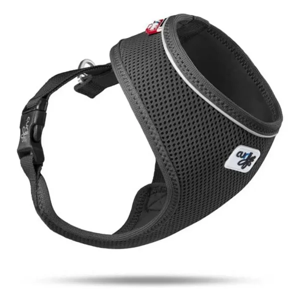 Curli Basic Air-Mesh L Köpek Göğüs Tasması - Siyah