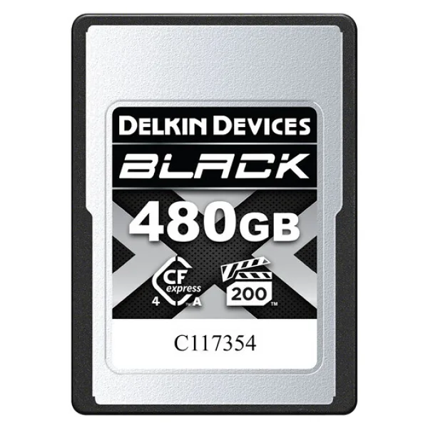 Delkin Devices Black CFexpress 4.0 Type-A 8K 480 GB Hafıza Kartı