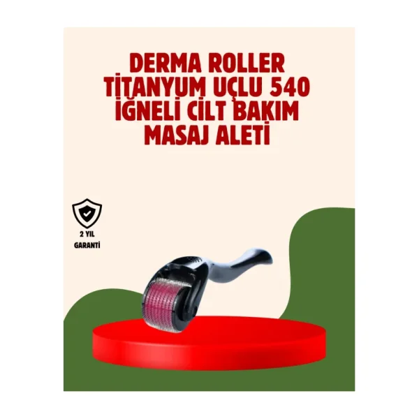 Dermaroller 1 mm Akne İzleri ve Çatlak Giderici Cilt Bakım Aleti