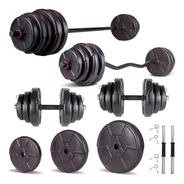 Ecg Hero Serisi 68 kg Z Bar Dambıl ve Halter Seti