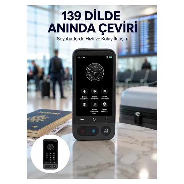 Fotoğraf Tanıma Ve Konuşma Çevirili Akıllı Tercüman Yeni Nesil