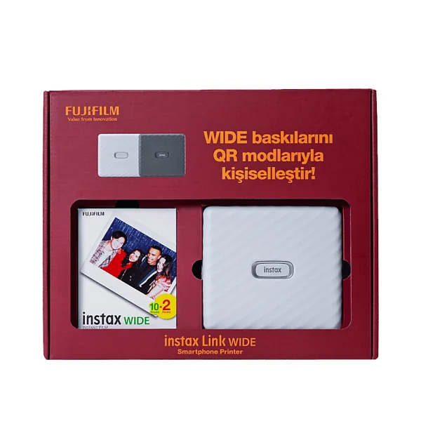 Fujifilm Instax Link Bundle Box Fotoğraf Yazıcısı Beyaz