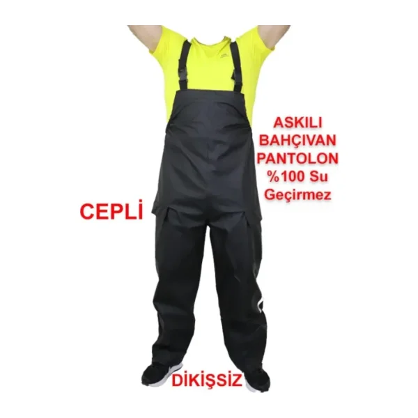 Go Out Bahçıvan Tulum Pantalon Dikişsiz %100 Su Geçirmez Tarla Bahçe Hobi