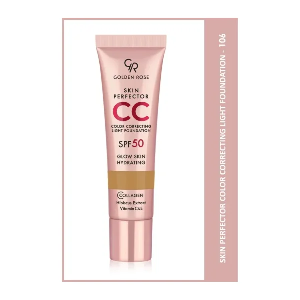 Golden Rose Skin Perfector SPF 50 106 Toffee 30 ml CC Krem