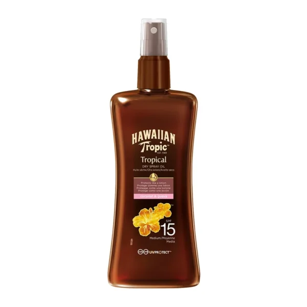 Hawaiian Tropic Glowing Protection 200 ml 15 Faktör Bronzlaştırıcı Yağ