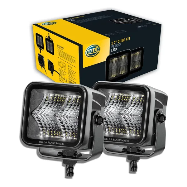 Hella Off-Road Led Lamba 12V-24V 70Mm Hareketli Montaj 1Fa358176-801