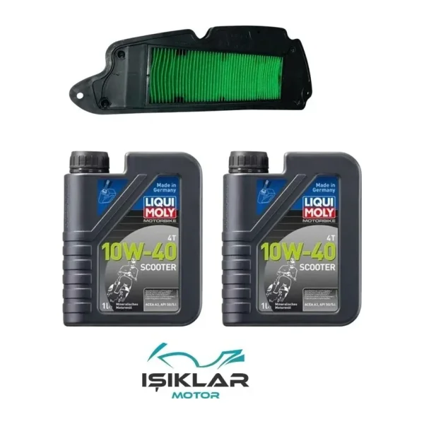 Honda Forza 250 21-24 Liqui Moly Yağ Ve Hava Filtre Bakım Seti Bs0007