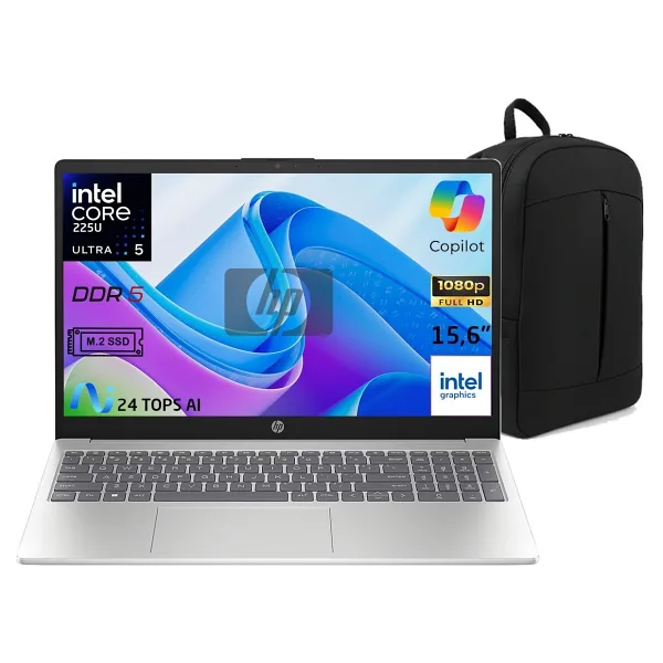 HP AI 15-FD2026NT D51E0EA Ultra 5 225U 8 GB 512 GB SSD Intel Graphics 15.6" Full HD Notebook