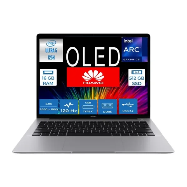 Huawei Matebook 14 Ultra 5 125H 16 GB 512 GB SSD Arc Graphics 14.2" 2.8k Dokunmatik Windows 11 Notebook