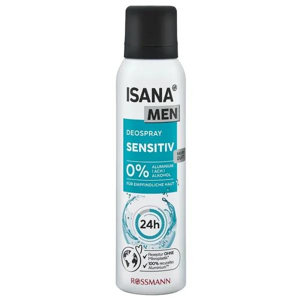 Isana Men Sensitive 150 ml Erkek Deodorant