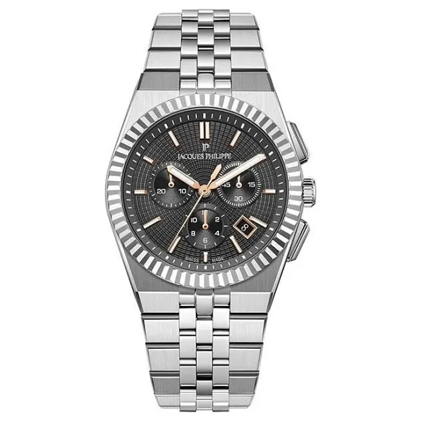 Jacques Philippe Virtus Chrono JPQGC1051346 Füme Erkek Kol Saati