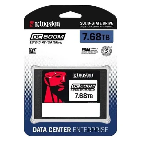 Kingston DC600M SEDC600M/7680G SATA 3.0 2.5" 7.68 TB SSD
