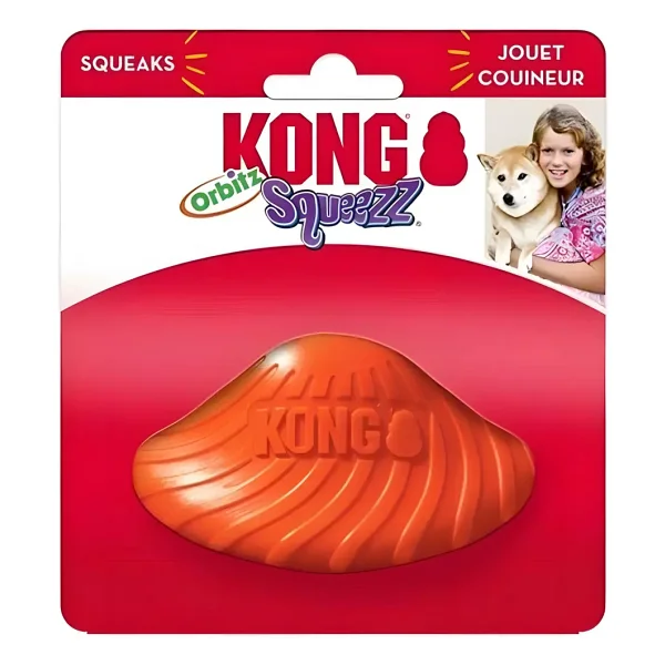 Kong Squeezz Orbitz Dönen Daire Şeklinde Köpek Oyuncağı S/M