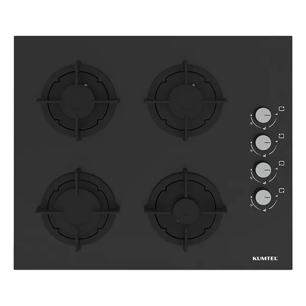 Kumtel Plus KO-40 TAHDF Siyah Cam Ankastre Ocak