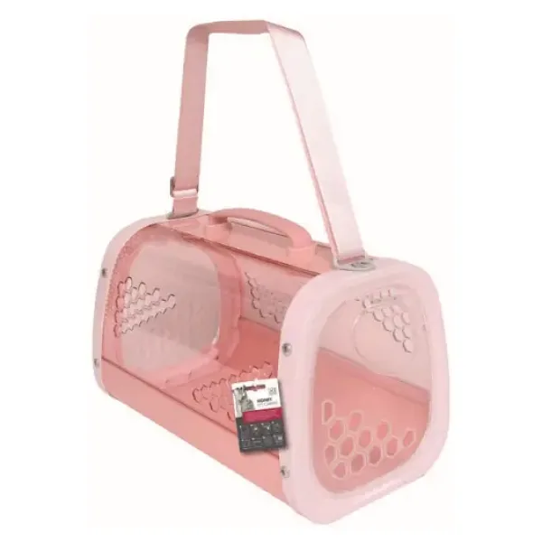 M-Pets Honey 59.1x38.1x35.4 cm Pembe Kedi ve Küçük Irk Köpekler için Taşıma Çantası