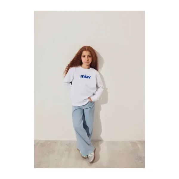 Mavi 6610031 Miav Baskılı Çocuk Sweatshirt