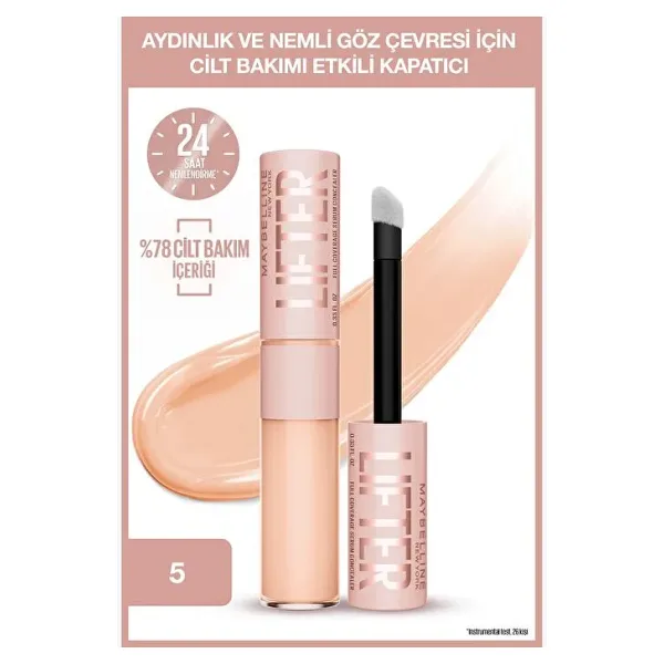 Maybelline New York Lifter Nemlendiren ve Aydınlatan 05 11 ml Likit Kapatıcı