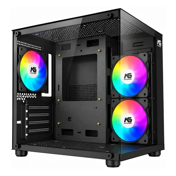 Next Gaming Orion Cube 3X RGB Fanlı Siyah Micro ATX Oyuncu Kasası