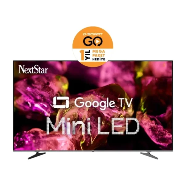 NextStar YE-75IDWG11 4K Ultra HD 75" 190 Ekran Uydu Alıcılı Google Smart Mini LED TV