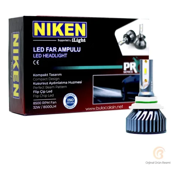 Niken Pro serisi Led Xenon Far H1-H3-H4-H7-H11-9005-9006-H10-H15-H8-H9 152203484