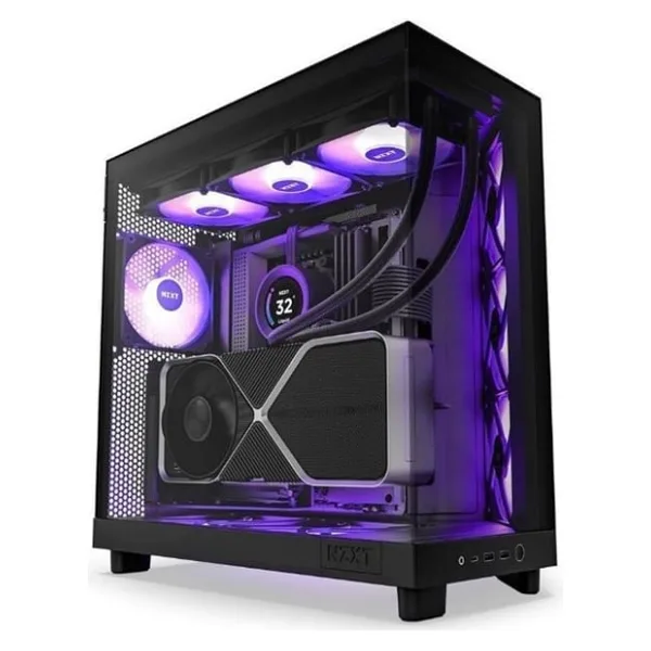 NZXT H6 Flow RGB Fanlı ATX Oyuncu Kasası