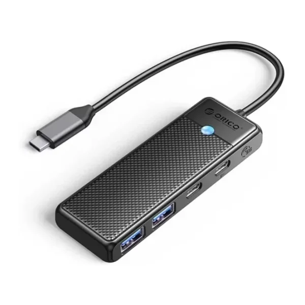 Orico 4 Portlu Type-C To USB 3.0 / Type-C Pd 100W Yüksek Hızlı 5 Gbps Siyah Çoklayıcı Hub