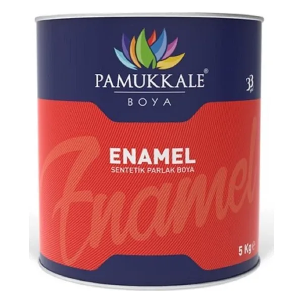 Pamukkale Enamel Sentetik Parlak Boya 5 Kg Metalik Gri Ral 9006