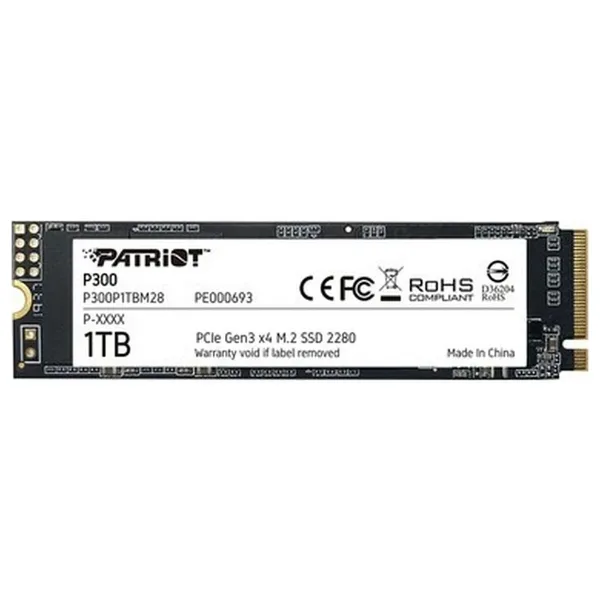 Patriot P300 P300P1TBM28 PCI-Express 3.0 1 TB M.2 SSD