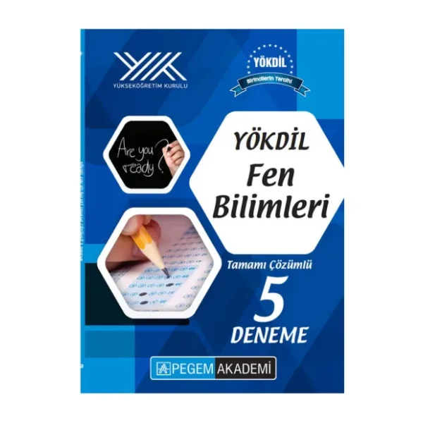 Pegem Akademi Yayıncılık Yökdil Fen Bilimleri Tamamı Çözümlü 5 Deneme