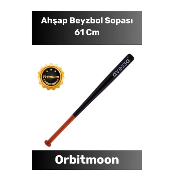 Premium Üretim Kırılmaz Kaliteli Ahşap Mükemmel Kavrama 28 inc Baseboll Beyzbol Sopası 61 Cm