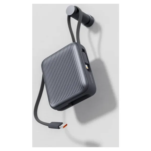 Realpower 10000MAH Gri Powerbank 22.5W Kablolu ve LED Display PB10KGR