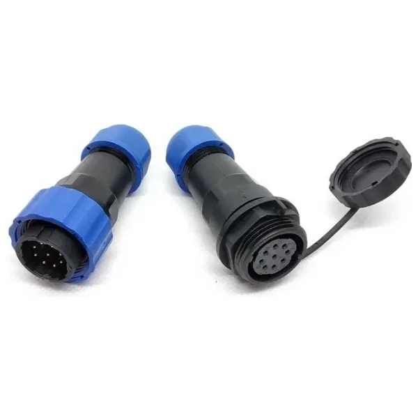SD20 9 Pin 20mm Su Geçirmez Konnektör Takımı