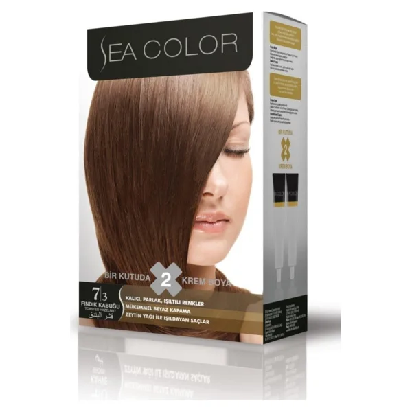 Sea Color 7.3 Fındık Kabuğu Saç Boyası
