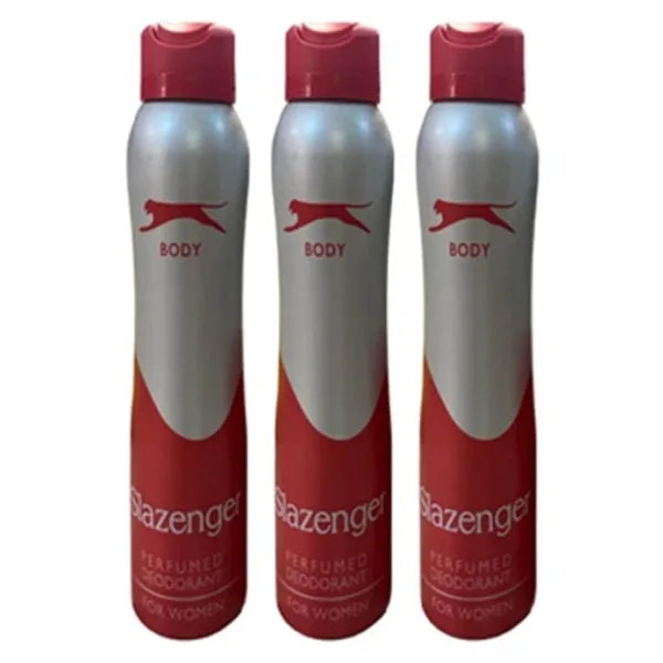 Slazenger Kırmızı 3 Adet 150 ml Kadın Deodorant