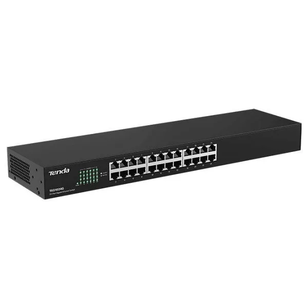 TENDA TEG1024G 24 PORT 10/100/1000 YONETILEMEZ RACK MOUNT SWITCH