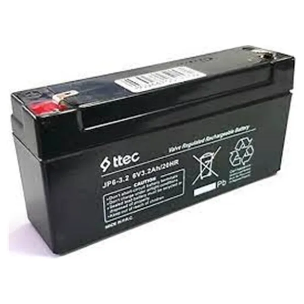 Ttec Plus 6V 3.2Ah Bakımsız Kuru Akü