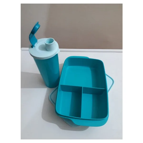 Tupperware Bölmeli Beslenme Seti - Mavi