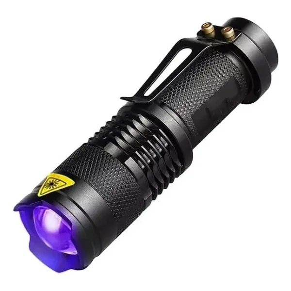 UV-102 Ultraviyole Mor Işık Fener, 365 Nm Uv El Feneri, Tırnak Oje Kurutucu, Değerli Taş Tespiti