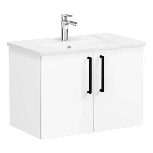 VitrA Root Flat 100 cm Kapaklı Banyo Dolabı Alt Modül Lavabo