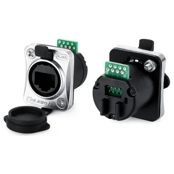 YT-RJ45-JSX-17-001 Su Geçirmez Ethernet Konnektörü - Dişi