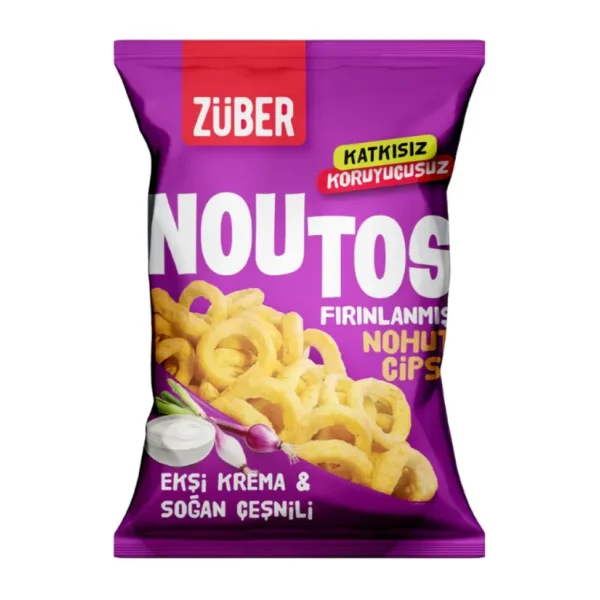 Züber Noutos Fırınlanmış Nohut Cipsi 55 gr