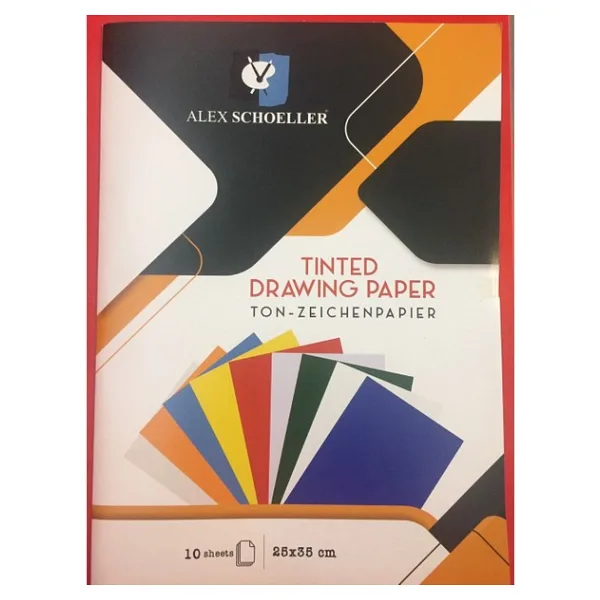 Alex Schoeller Fon Kartonu 25x35 Cm.10 Özel Renk Dosyalı