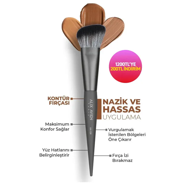 Alix Avien Kontür Fırçası Contour Brush