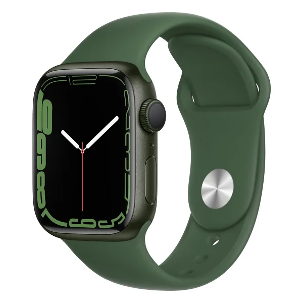 Apple Watch Series 7 GPS 41mm Yeşil Alüminyum Kasa ve Spor Kordon Akıllı Saat
