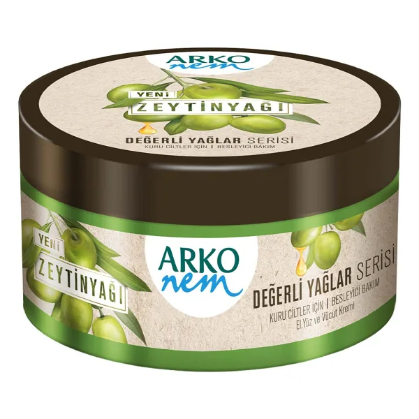Arko Nem Değerli Yağlar Zeytinyağlı 250 ml Nemlendirici Krem