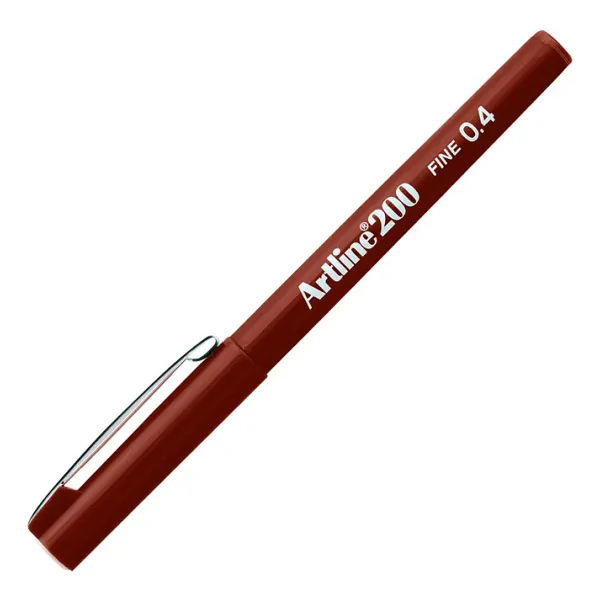 Artline 200 Fineliner Kahverengi 0.4 mm İnce Uçlu Keçeli Kalem