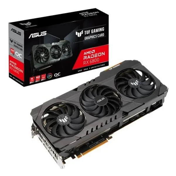 Asus RX 6800 TUF Gaming OC Edition TUF-RX6800-O16G-GAMING 256 Bit GDDR6 16 GB Ekran Kartı