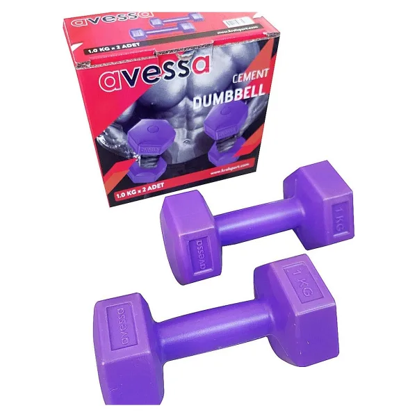 Avessa 2x1 kg Plastik Dambıl